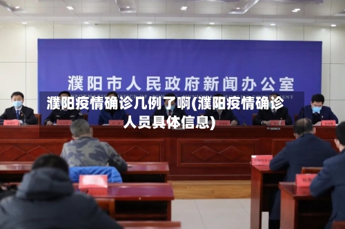 濮阳疫情确诊几例了啊(濮阳疫情确诊人员具体信息)-第2张图片