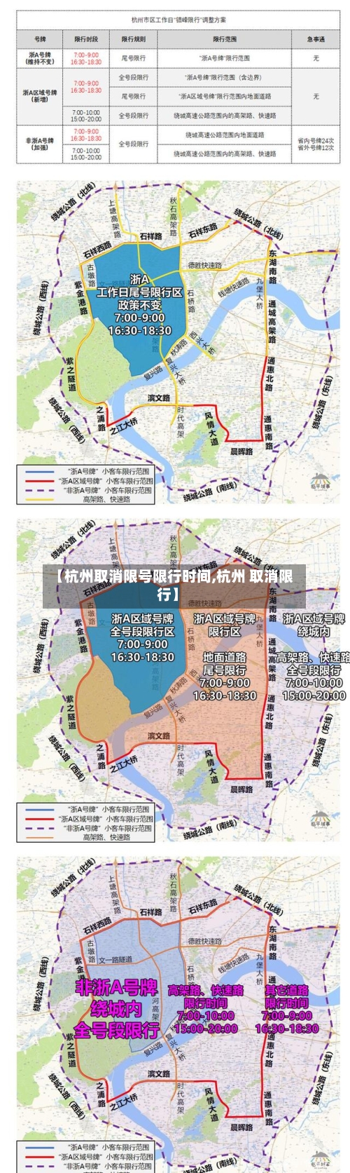 【杭州取消限号限行时间,杭州 取消限行】