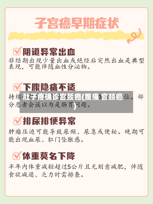 肚子疼确诊宫颈癌(腹痛 宫颈癌)-第3张图片