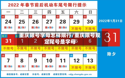 重庆限号字母怎样限行/重庆限号规定尾号是字母-第2张图片