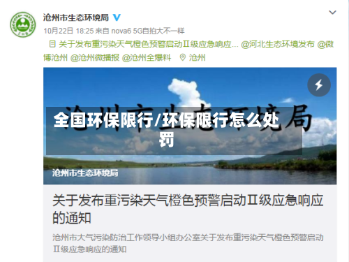 全国环保限行/环保限行怎么处罚