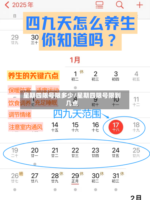 星期四限号限多少/星期四限号限到几点