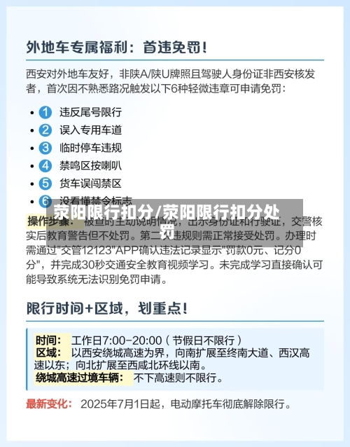 荥阳限行扣分/荥阳限行扣分处罚-第3张图片