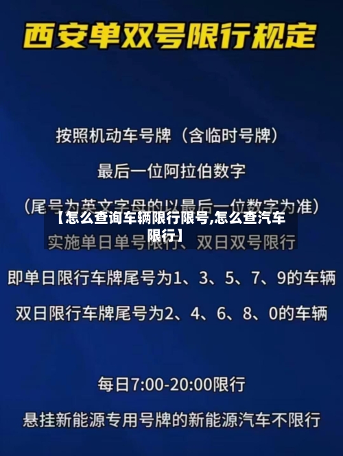 【怎么查询车辆限行限号,怎么查汽车限行】-第2张图片