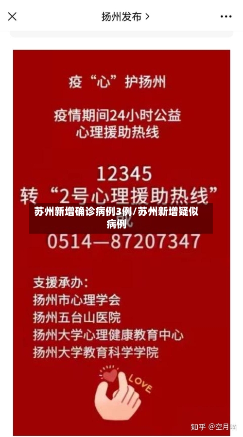 苏州新增确诊病例3例/苏州新增疑似病例-第2张图片