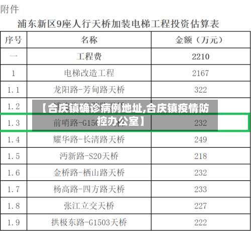 【合庆镇确诊病例地址,合庆镇疫情防控办公室】-第2张图片