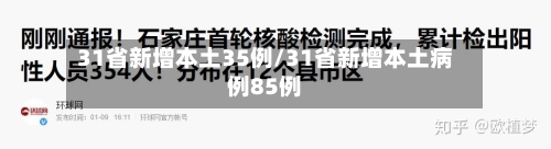 31省新增本土35例/31省新增本土病例85例-第2张图片
