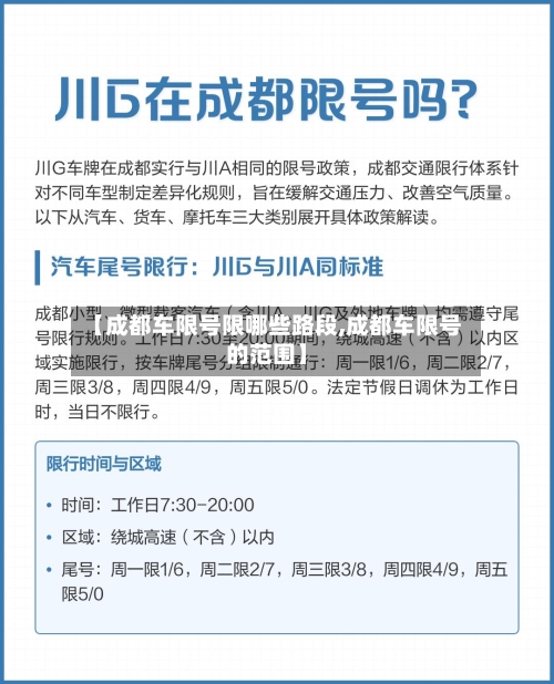 【成都车限号限哪些路段,成都车限号的范围】-第2张图片
