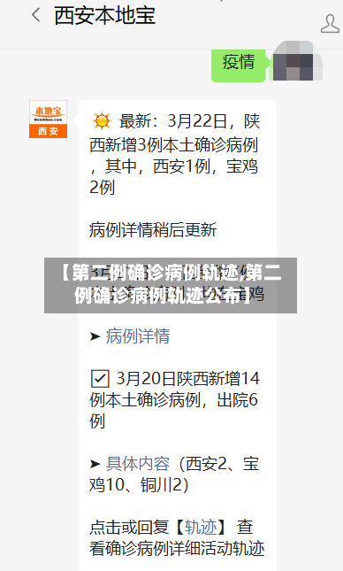 【第二例确诊病例轨迹,第二例确诊病例轨迹公布】