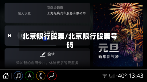 北京限行股票/北京限行股票号码