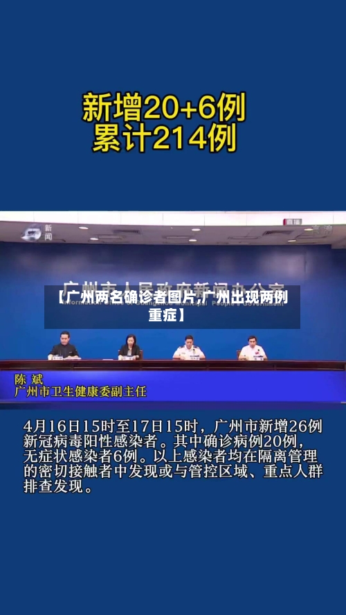 【广州两名确诊者图片,广州出现两例重症】-第2张图片