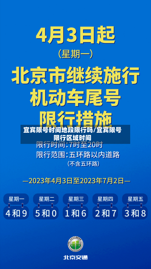 宜宾限号时间地段限行吗/宜宾限号限行区域时间