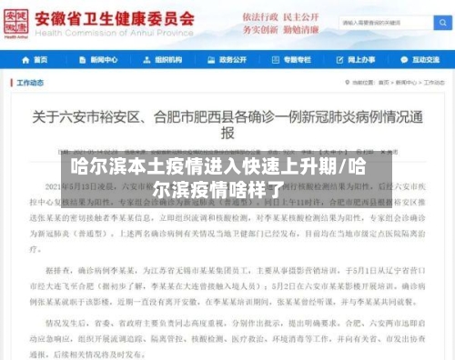哈尔滨本土疫情进入快速上升期/哈尔滨疫情啥样了