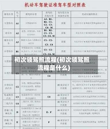 初次领驾照流程(初次领驾照流程是什么)