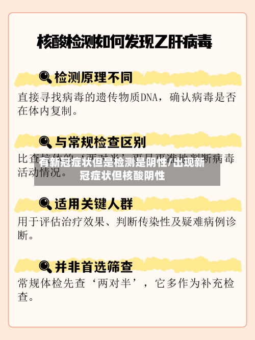 有新冠症状但是检测是阴性/出现新冠症状但核酸阴性-第2张图片