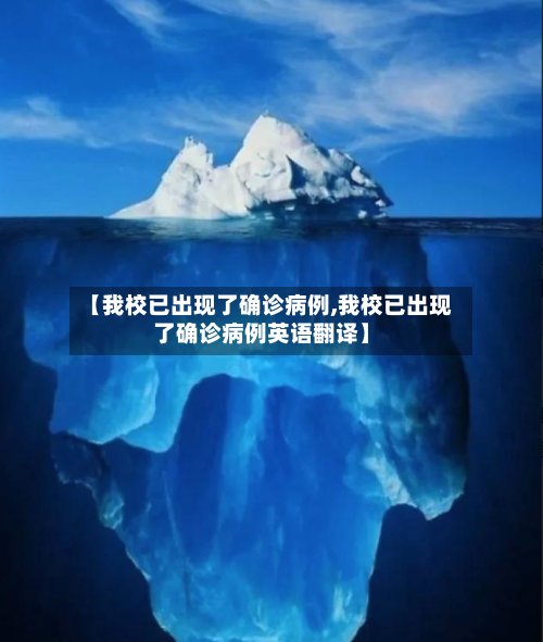 【我校已出现了确诊病例,我校已出现了确诊病例英语翻译】-第3张图片