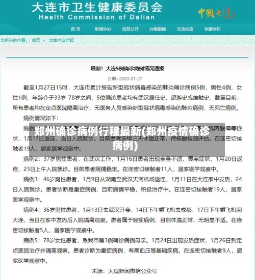 郑州确诊病例行程最新(郑州疫情确诊病例)-第3张图片