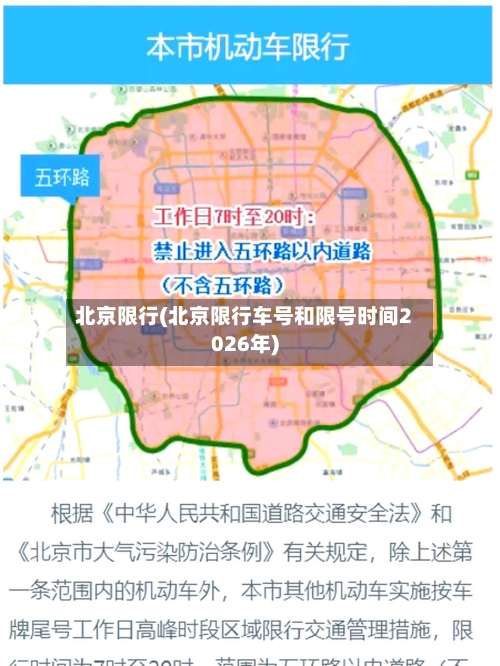 北京限行(北京限行车号和限号时间2026年)