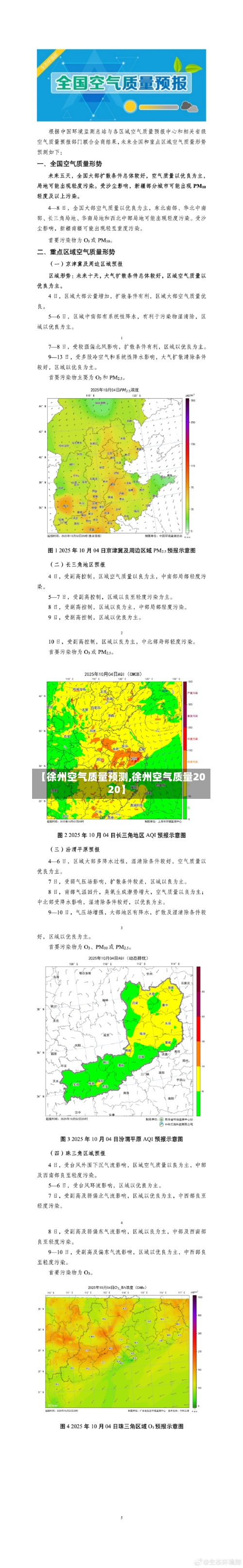 【徐州空气质量预测,徐州空气质量2020】-第2张图片