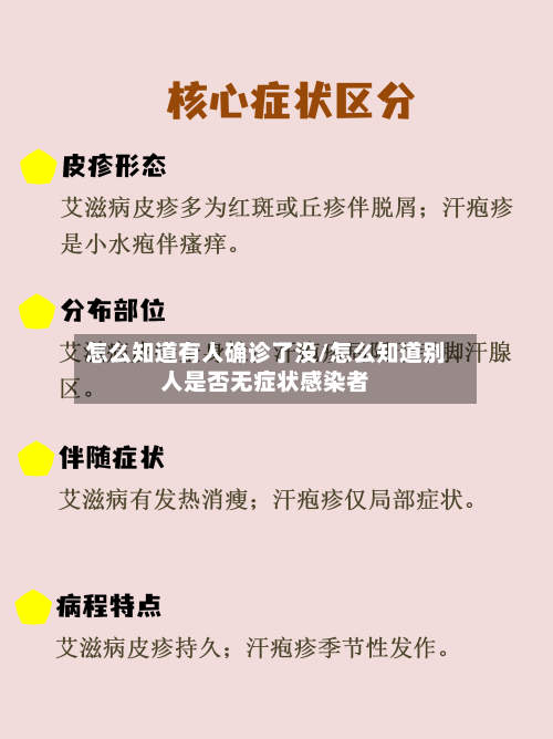 怎么知道有人确诊了没/怎么知道别人是否无症状感染者-第3张图片